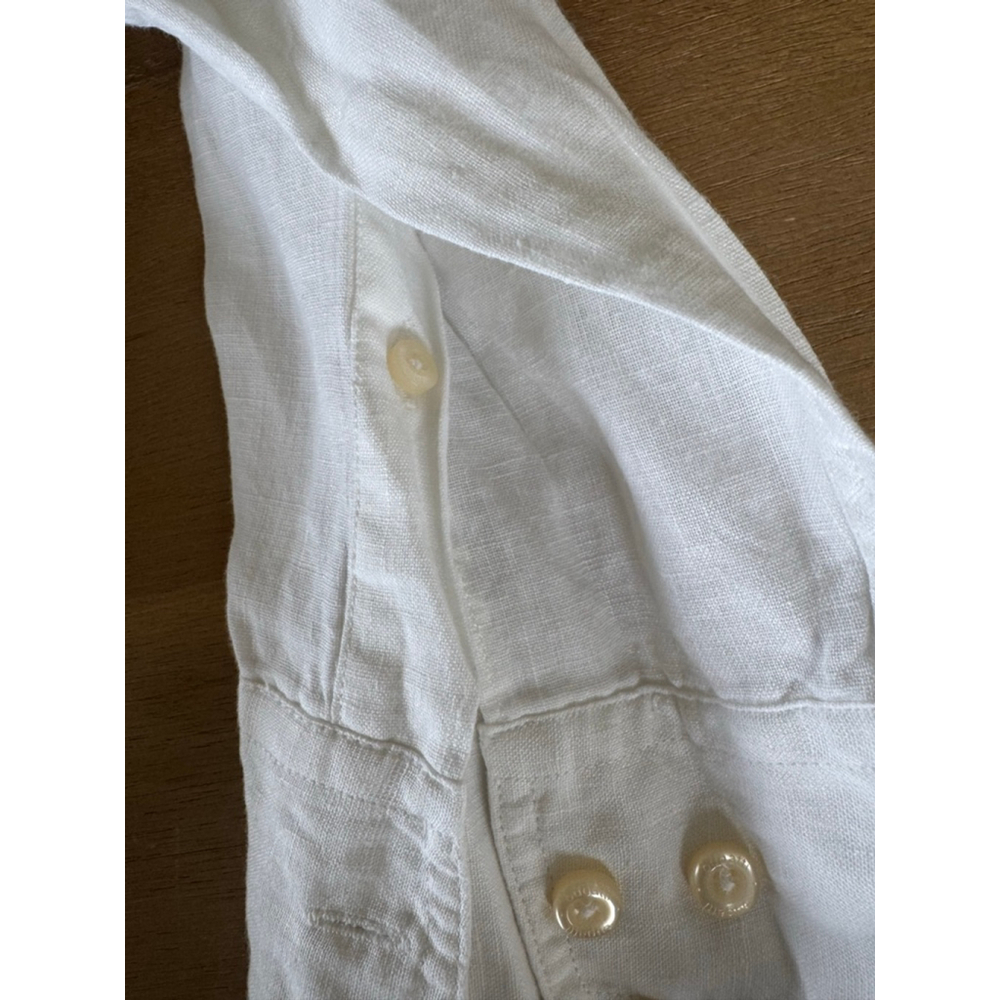 Bugatti Men's White Linen Button Down Casual Shirt XL - Picture 8 of 8
